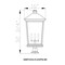 Z-Lite Beacon 4 Light Outdoor Pier Mounted Fixture, Black & Clear Beveled 568PHXXLR-533PM-BK - alternate 6